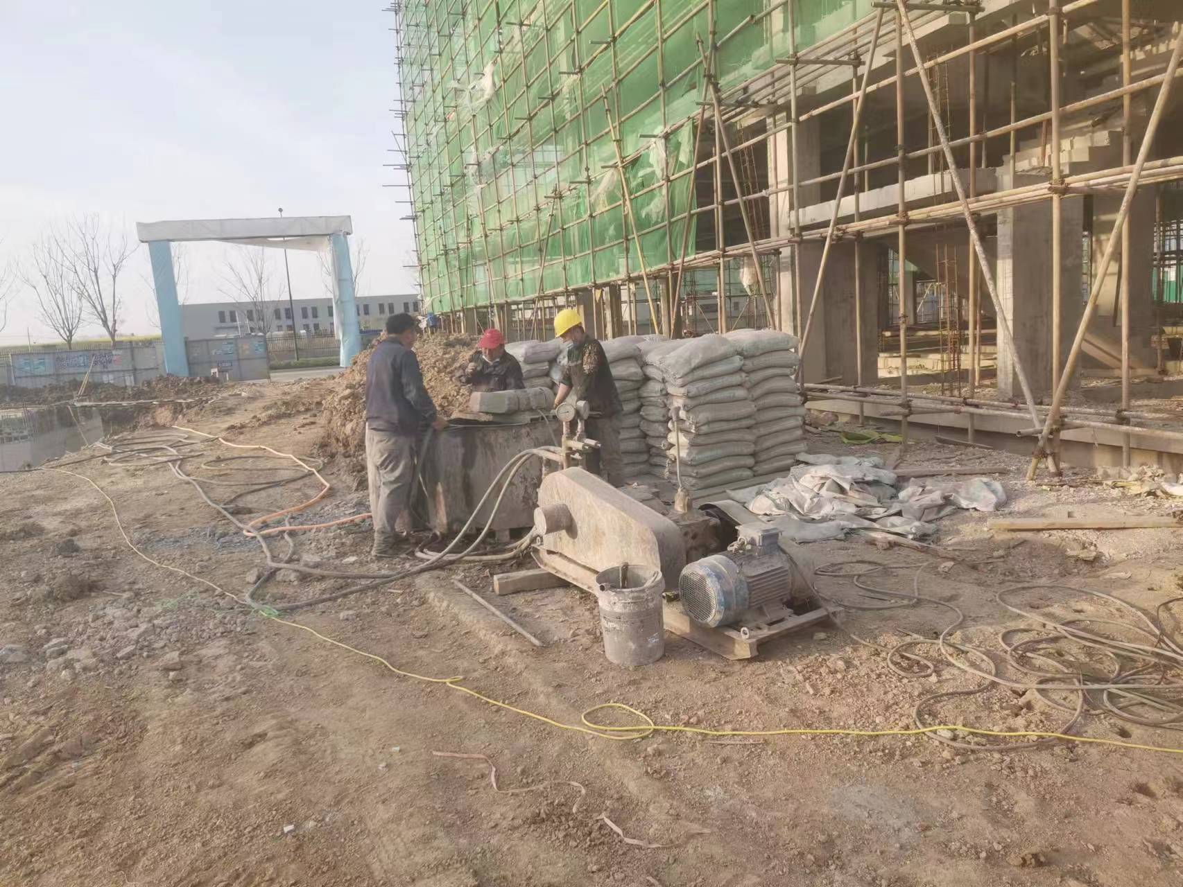 咸安别墅下沉注浆